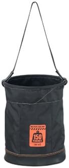 Black Synthetic Leather Bottom Bucket, Pack of 2 Y704