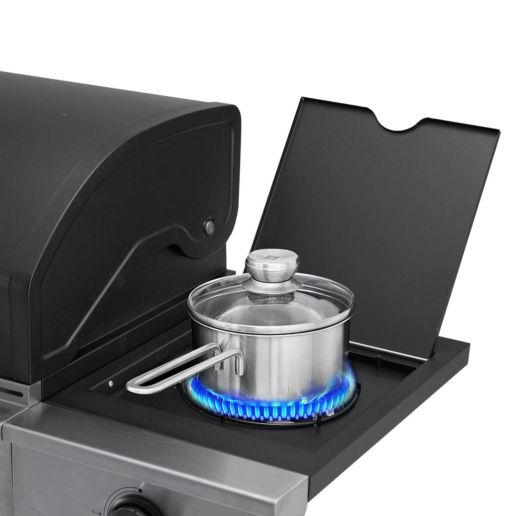 3 Burner Propane Gas Grill with Side Table F6733