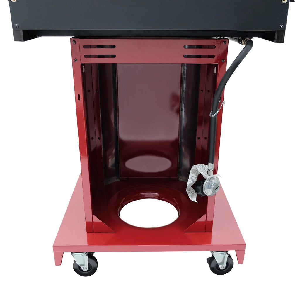 3-Burner Propane Gas Grill with Foldable Side Tables L5509