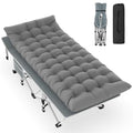Black Folding Camping Cot with Carry Bag B9712