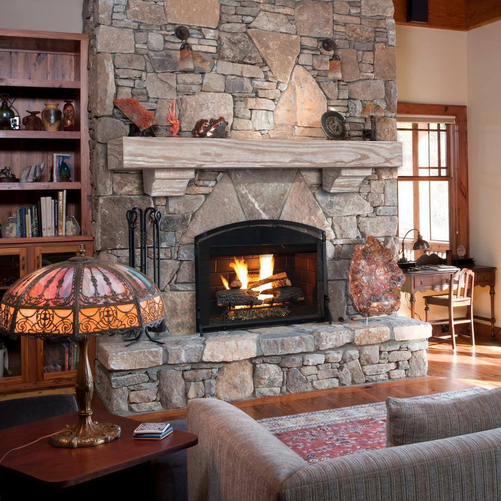 72x22 Farmhouse Mantel Shelf W85165