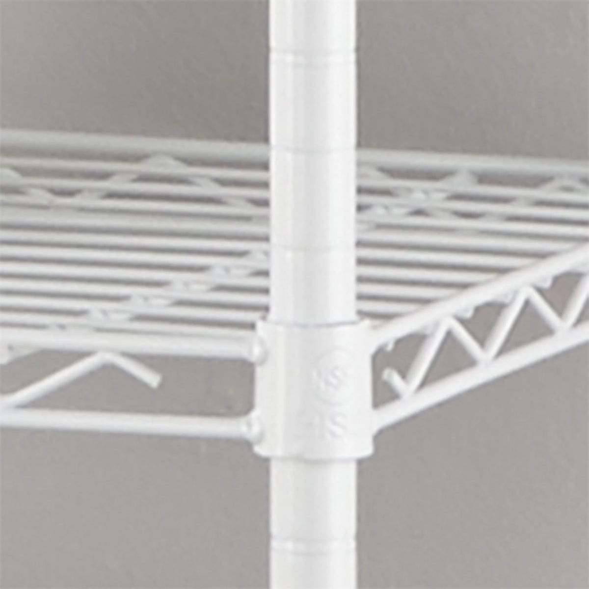 Steel 5-Tier Storage Shelf Unit White Q2404