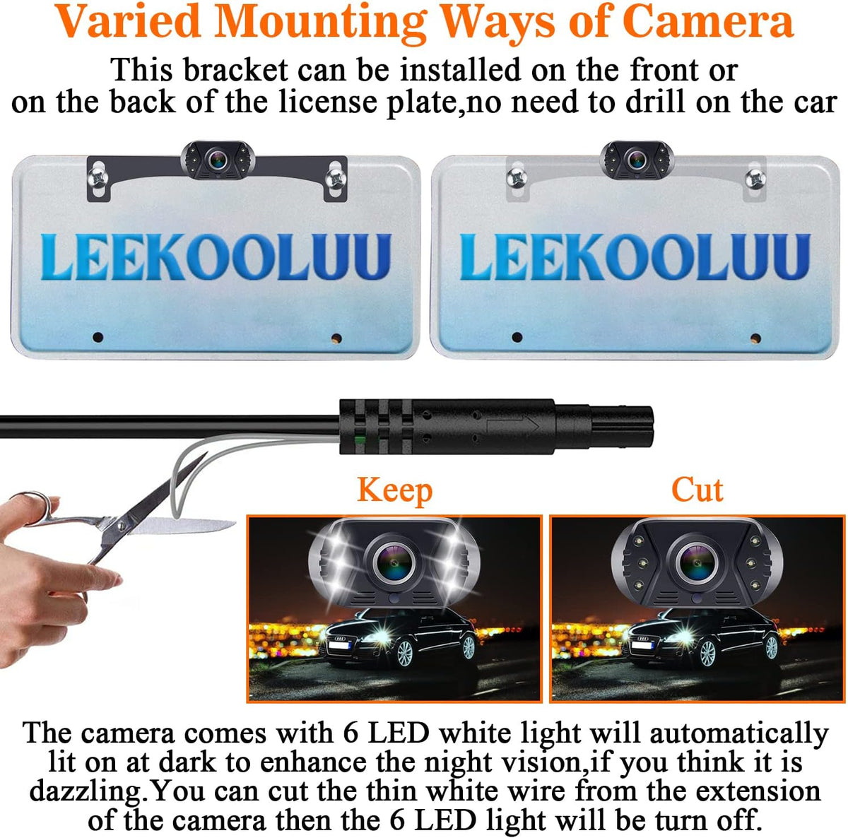 Wireless Backup Camera with 5 Inch Touch Screen J814794