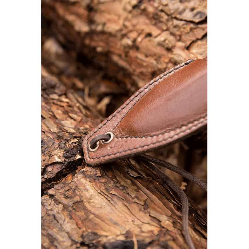 Black Leather Dagger Scabbard D996