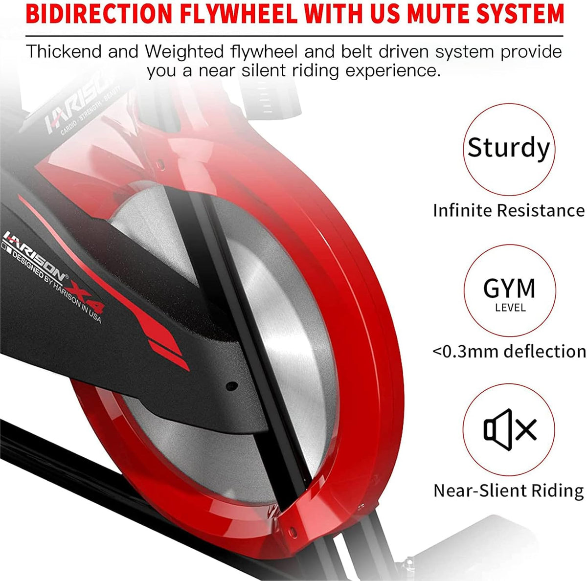 Exercise Bike with Tablet Holder Indoor Cycling Bike V580