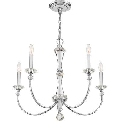 5 - Light Candle Style Tiered Chandelier N301039