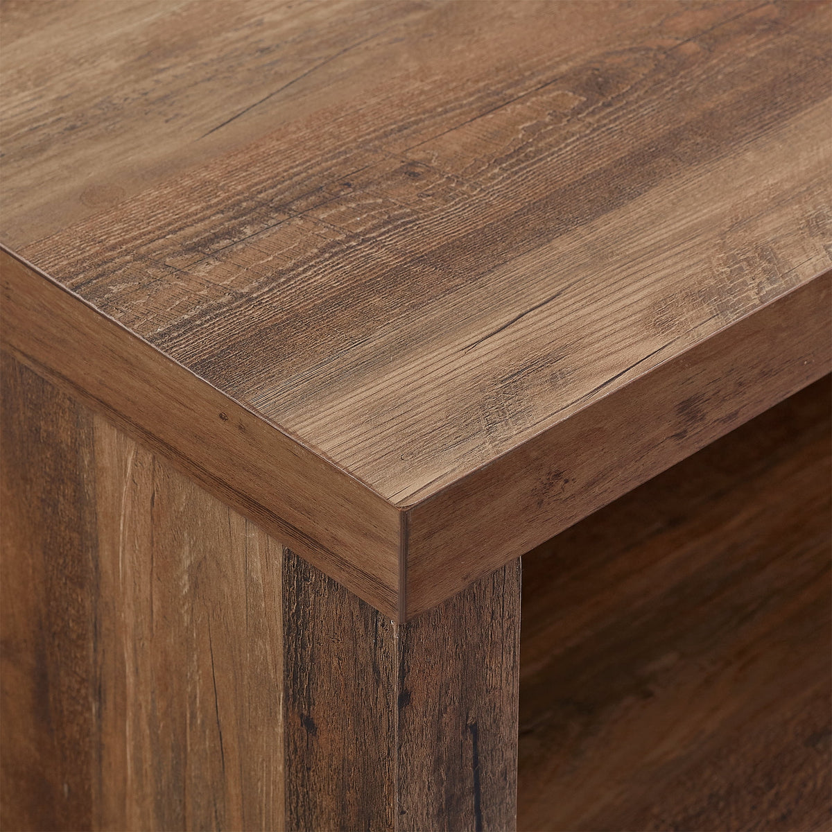 Transitional TV Stand for TVs up to 64" Reclaimed Barnwood F8987