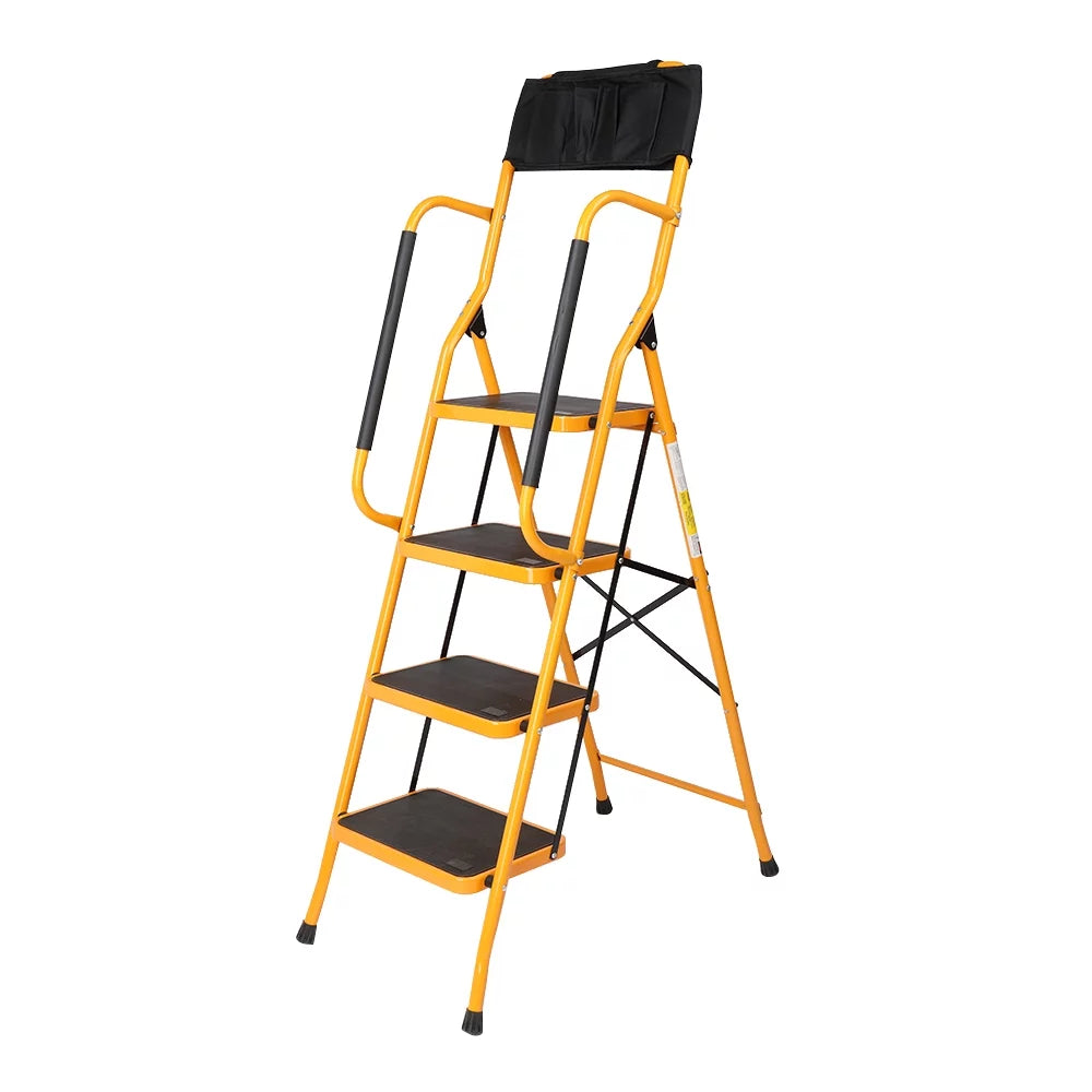 4 Step Iron Stool with Handgrip C7425