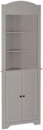 Taupe Tall Corner Cabinet D9770