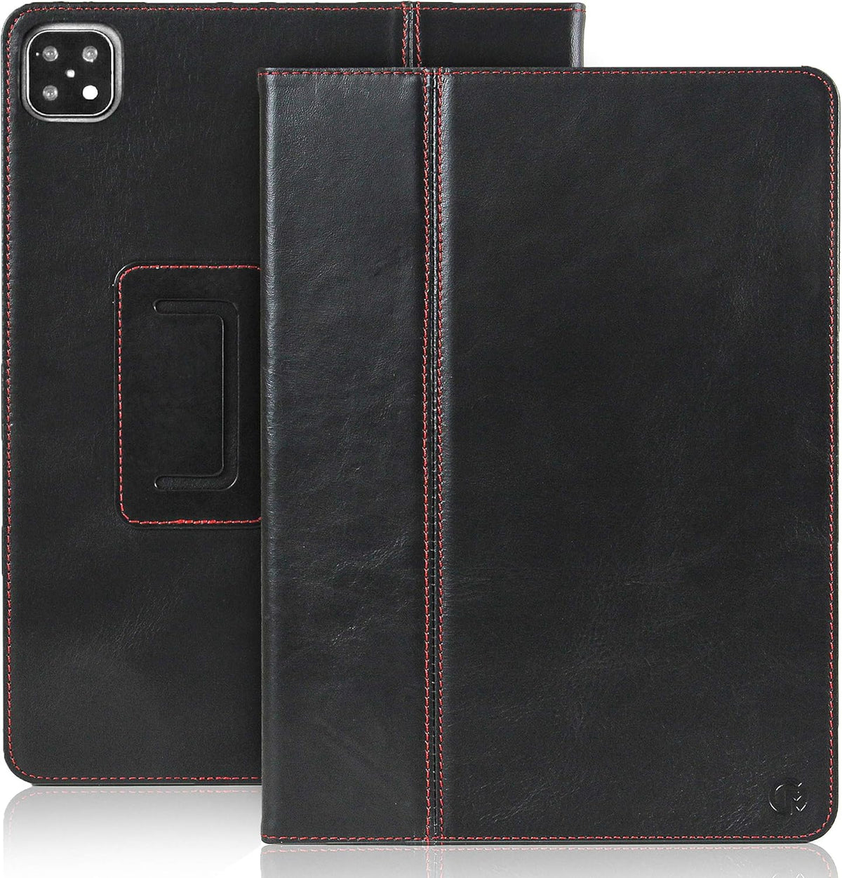 Tan Real Leather iPad Pro 11 Case with Dual Stand R395