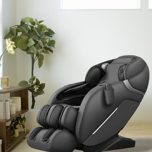 Black Full Body Heat Zero Gravity SL Track Massage Chair N589676