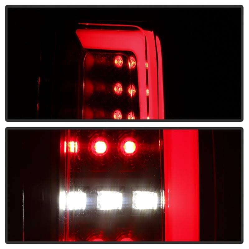 Black Smoke LED Tail Lights Y2556