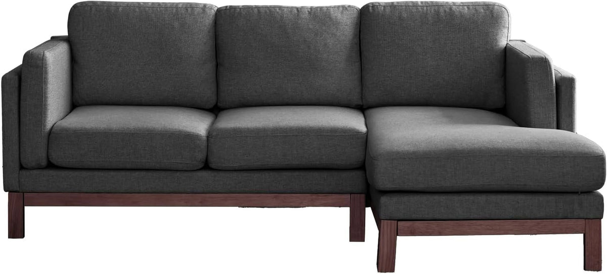 84" L-Shaped Upholstered Sectional Sofa with Chaise Lounge G491797