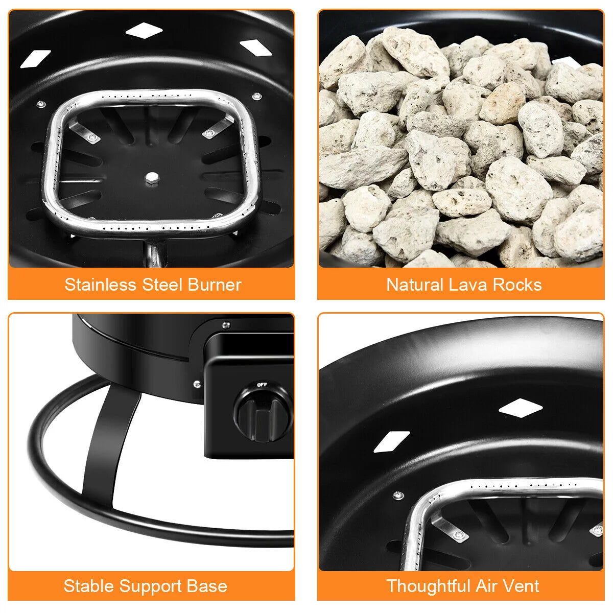 Portable Propane Fire Pit I925220