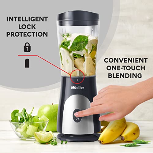 Black 15oz Personal Blender with Travel Cup and Lid S7737