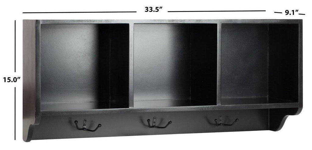 Red/ White Wall Shelf L5081