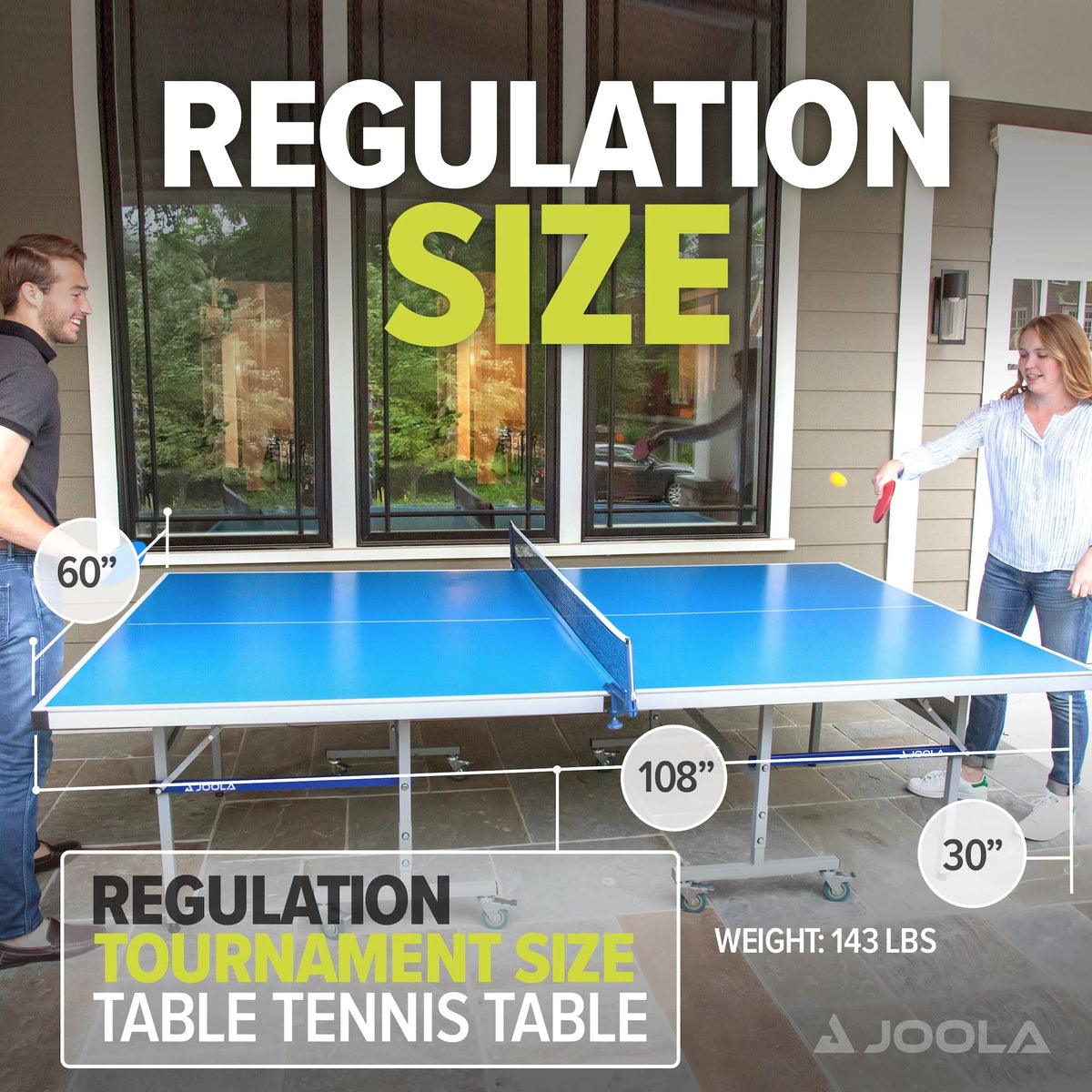 Blue Table Tennis Table with Net Set X991
