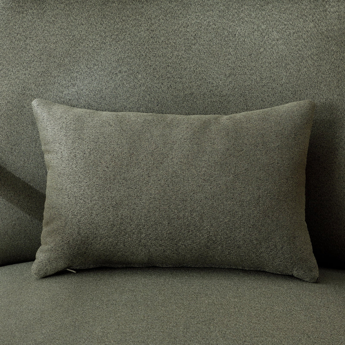 Mid-Century Modern Green Upholstered Accent Chair with Pillow Y916