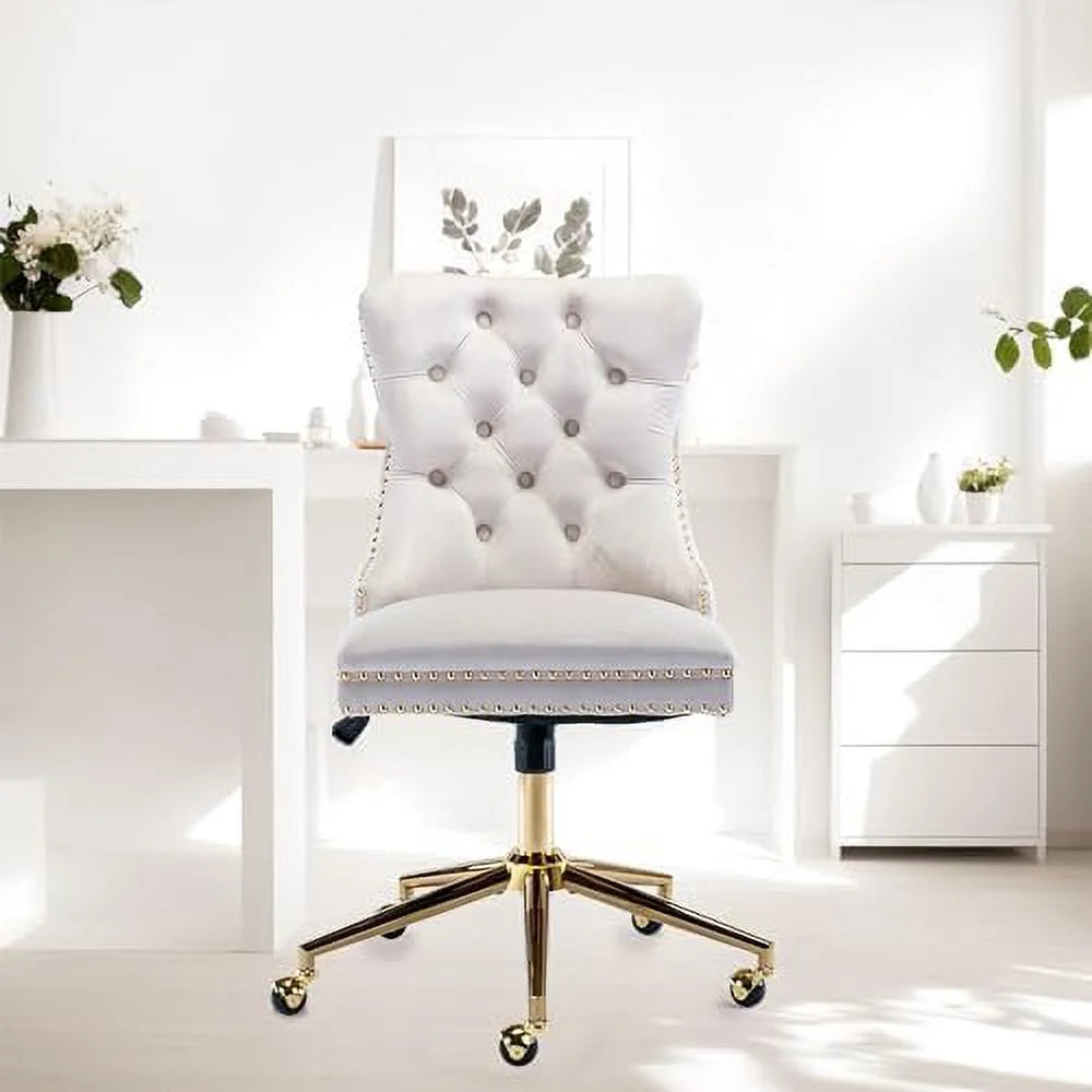 Velvet Ergonomic Office Chair with Wheels K4646
