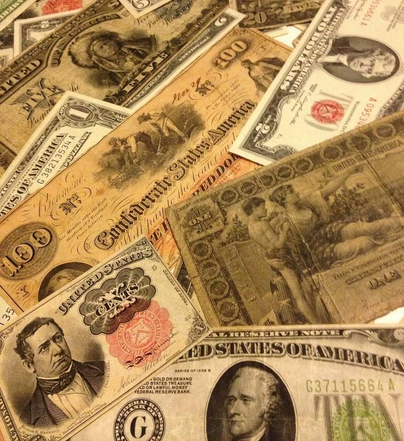 Old Currency Gold Silver Certificate Large Small G20782