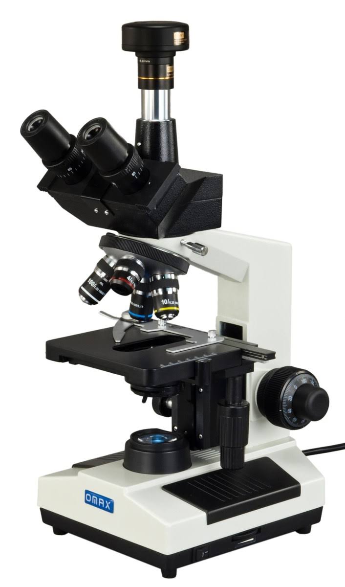 40X-1000X Trinocular Compound LED Microscope with 2MP USB Digital Camera L69647