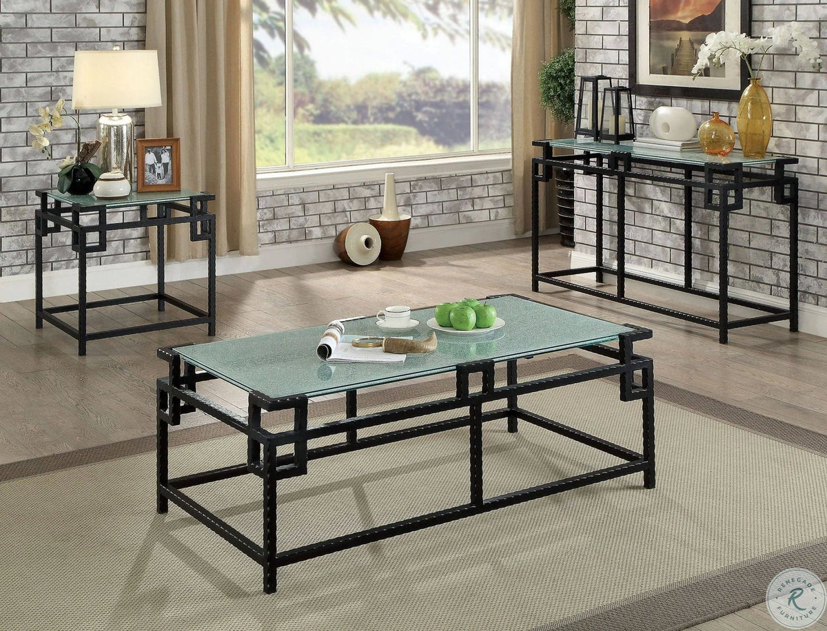 Black End Table P8805