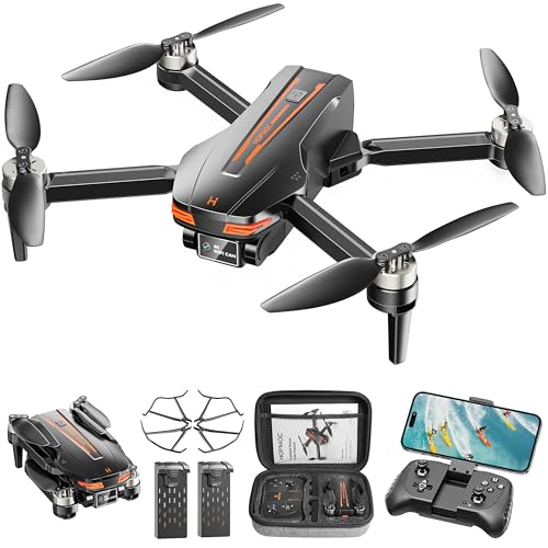 4K Camera Brushless Motor Foldable FPV Mini Drone with Propeller Guards C597930