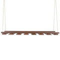 Walnut Glass Rack, 14 x 35 in. C94349