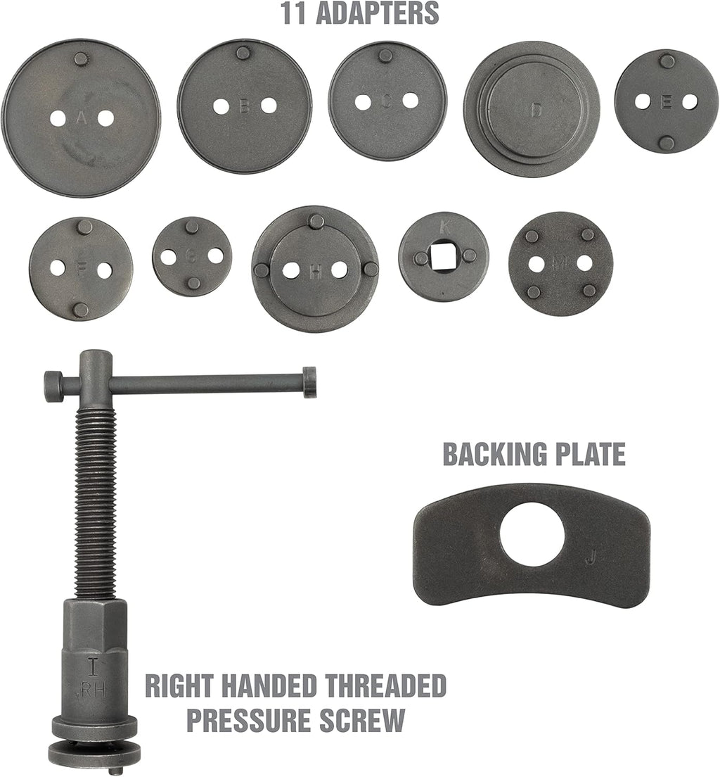 Disc Brake Tool Set with 11 Adapters V1016