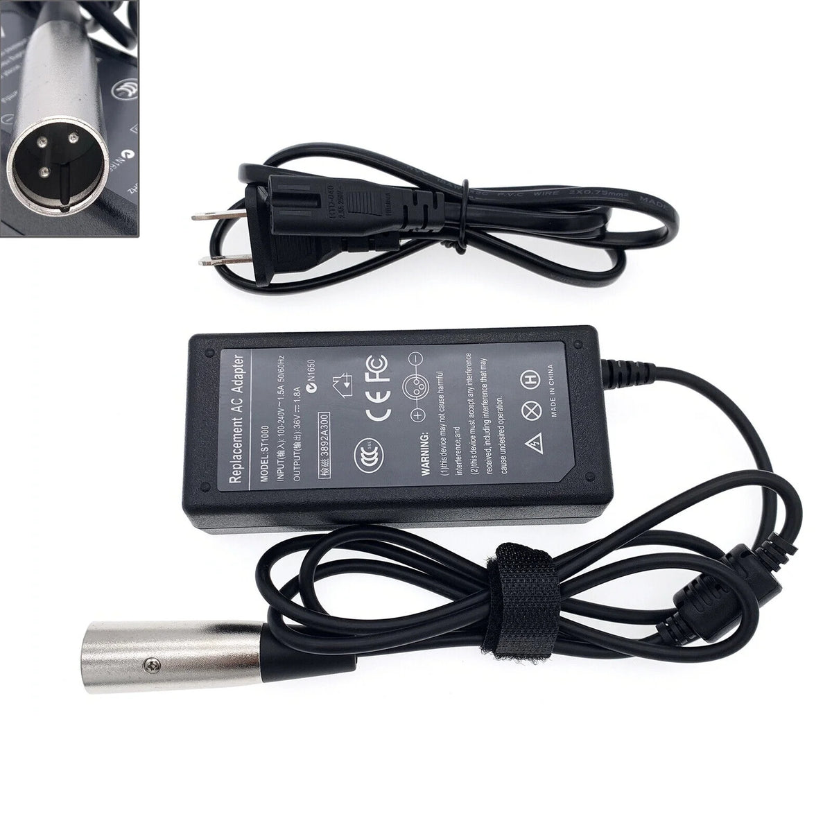 36V 1.8A Electric Scooter Battery Charger V8208